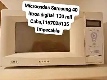 Hermoso impecable microondas 49 litros se retira oír Caba