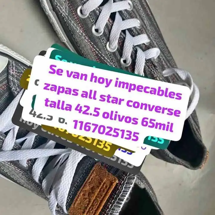 Se v huy olivos impecables zapas all star co verse 42.5 talla