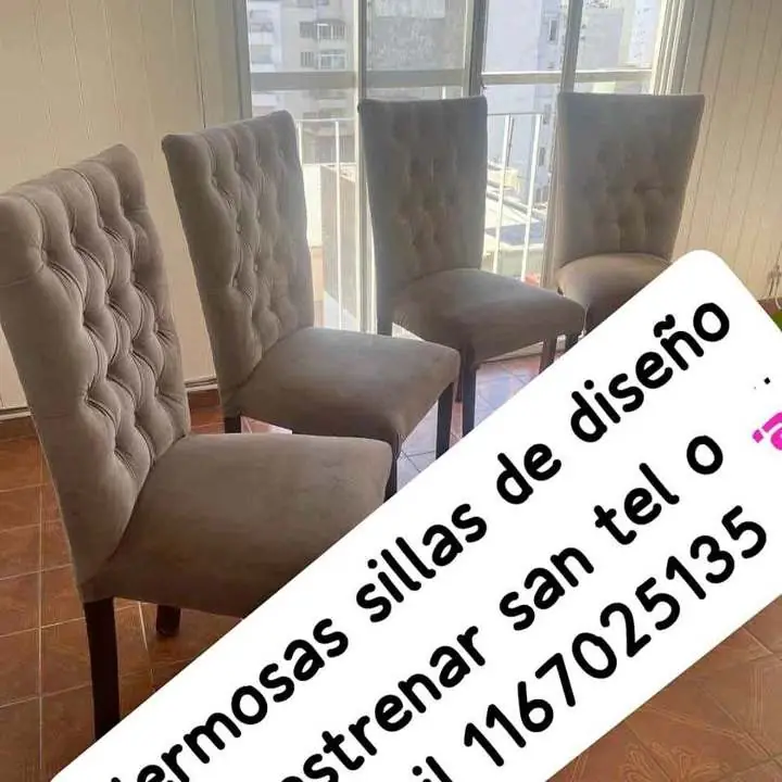 Se va hoy hermosas sillas de diseño a estrenar san telmo