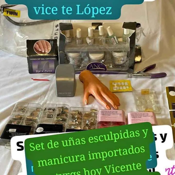 Se va hoy ser uñas esculpidas manicura importado vice te López