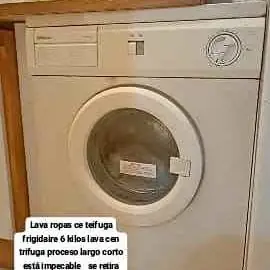 Lavaropas centrífugo frigidaire 6kilis fotos info se retira en Núñez funciona perfecto