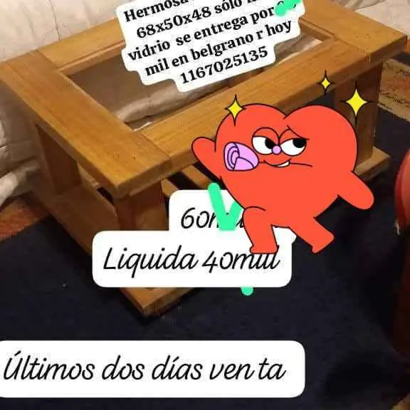 Hermosa mesita ratona liquido Belgrano r
