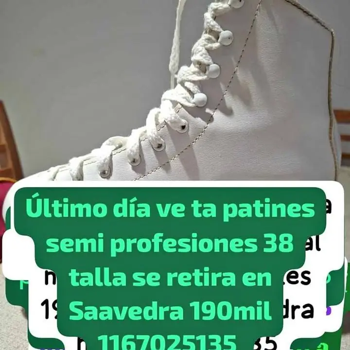 Último día de ve ta patines semi profesionales 38 se retiran en CABA