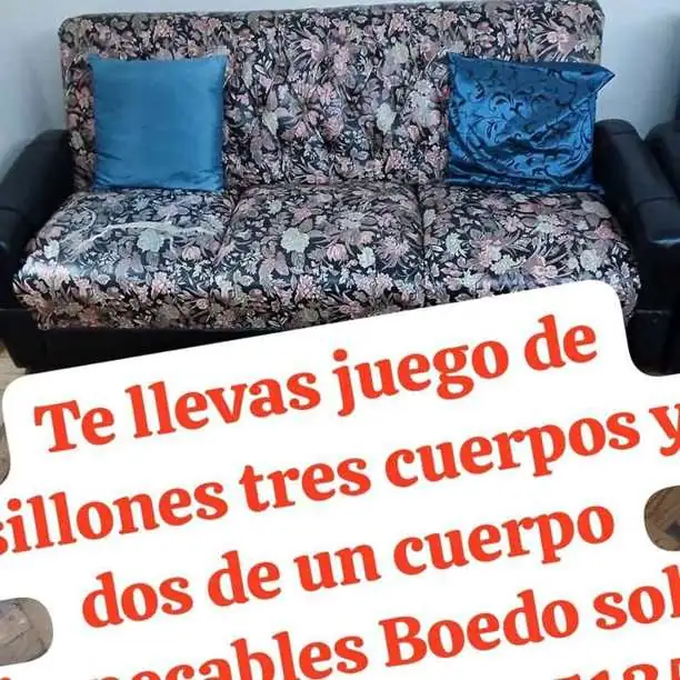 Se liquida hoy juego de sillones tres cuerpos y dos de un cuerpo impecables Boedo
