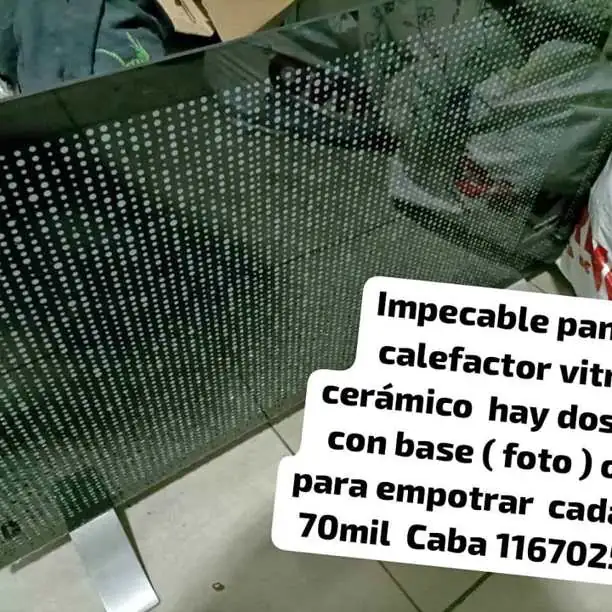 Se liquida panek caloventir viro cerámico hay dos uno con pie otro para empotrar Caba