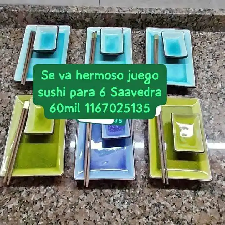 Se van huy juegos de sushi fondue y cazuelas de barro para 6 precio publicadi individual