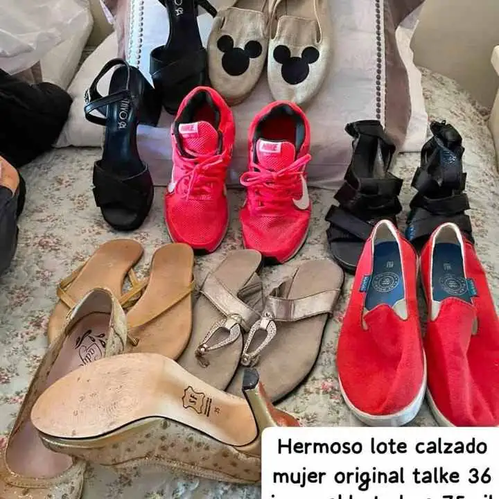 Se va lote calzado mujer número 36 impecable original retiras en vice te López