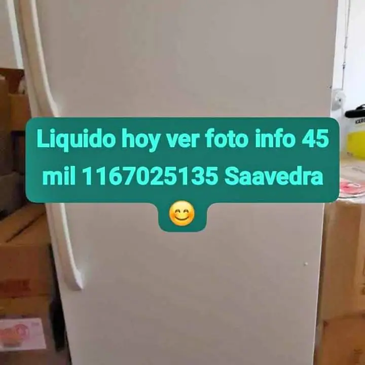 Liquido hoy heladera co. Frezzer no Frost ver foto info no arranca Saavedra Caba
