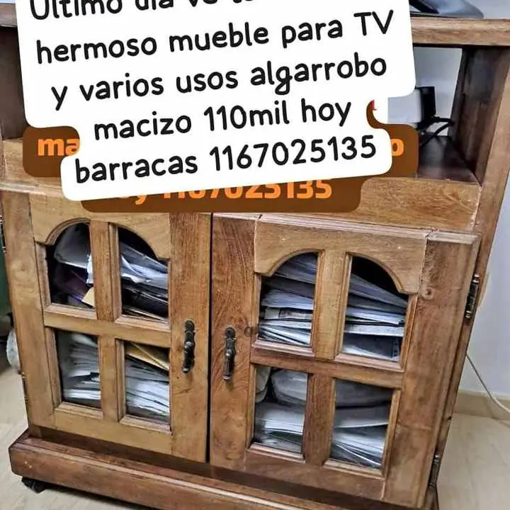 De ve hoy barracas impecable mueble para TV