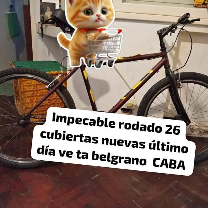 Se va huy último día ve ta en bekgrano r hermosa bici rodado 26 cubiertas nuevas