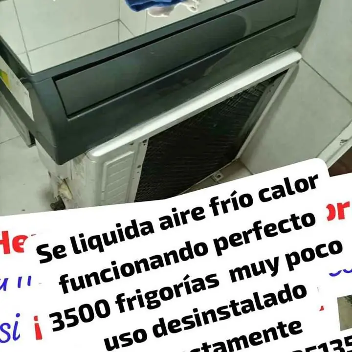 Se va hoy hermoso aire frío calor impecable 3500 frigorías caba