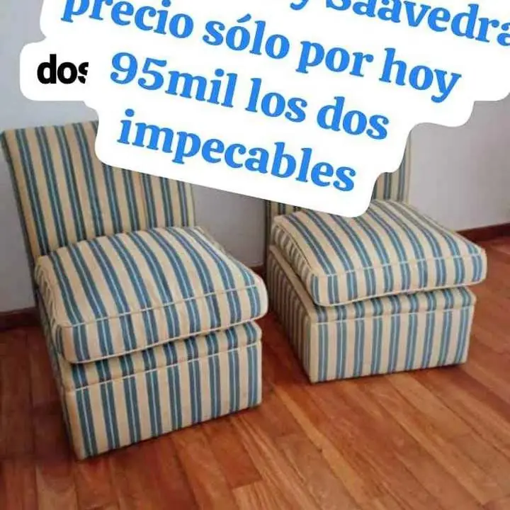Se ve den dos hermosos sillones hoy liquido precio por los dos impecables Saavedra !