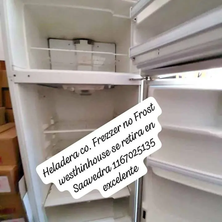Se ve de hekadera westintihouse. con frezzer no fiost Saavedra anda perfecta Consulta