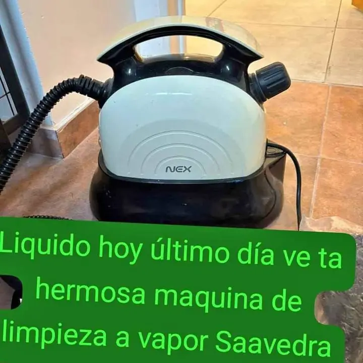 Se liquida hoy en Saavedra hermosa maquina limpieza a vapor