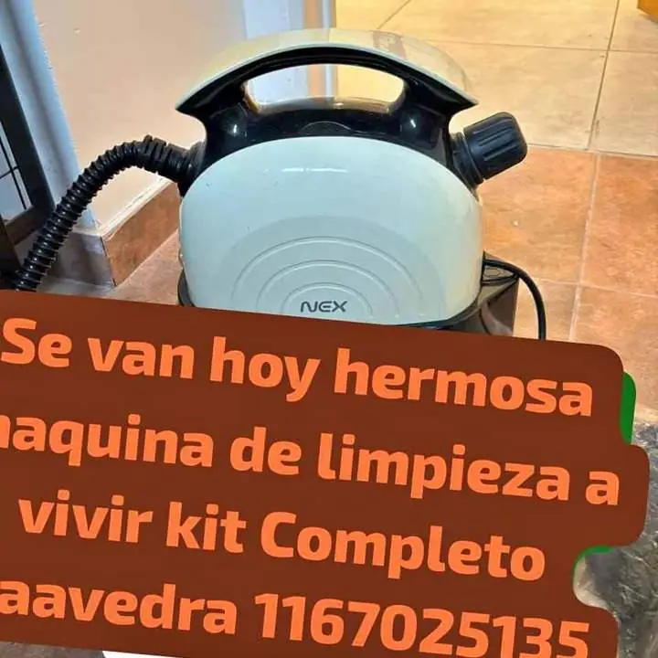 Se va ver osa maquina de limpieza a vapor kit CompletoSaavedra