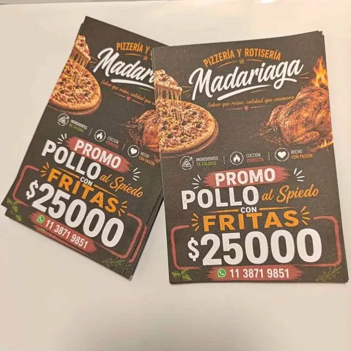 Folletos económicos 20 x 14 200u