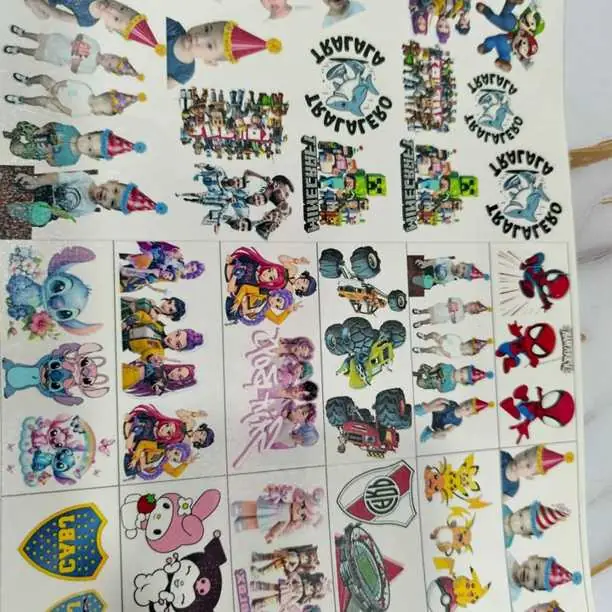 Tatuajes temporales para tu evento especial o cumpleaños 68 tatuajes medidas varias $10000