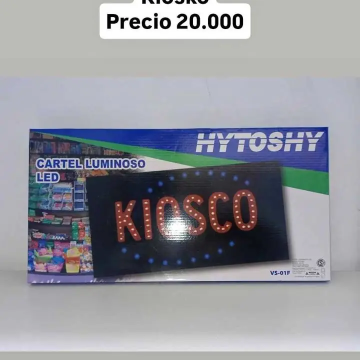 Cartel luminoso led Kiosko