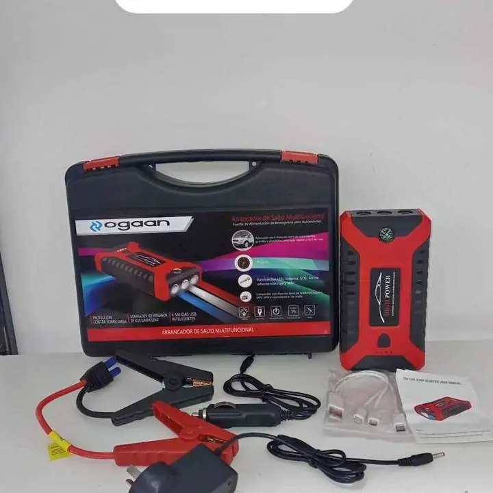 Arrancador de batería con accesorios