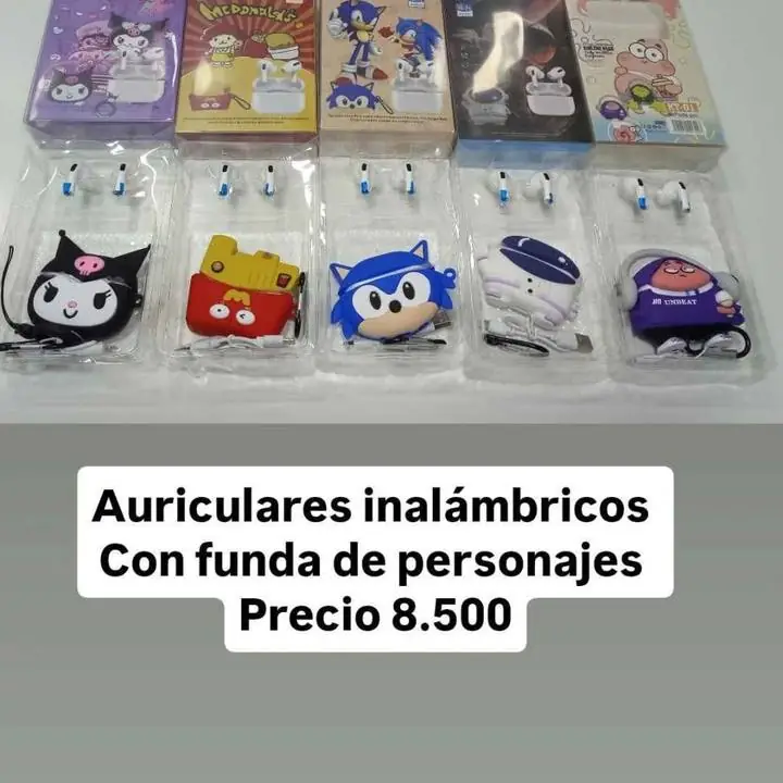 Auriculares inalámbricos de personajes
