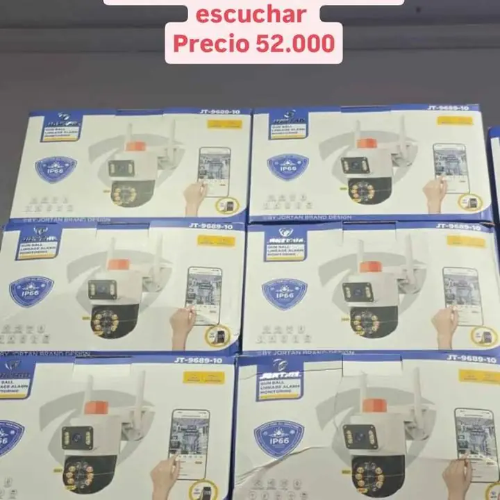 Camara seguridad gira 360 puedes hablar y escuchar doble camara