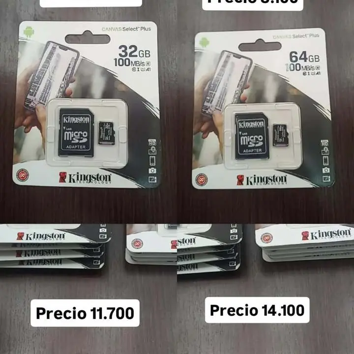 Memorias 32 64 128 256