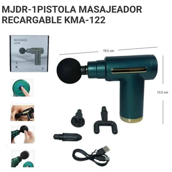 Pistola masajeador con USB