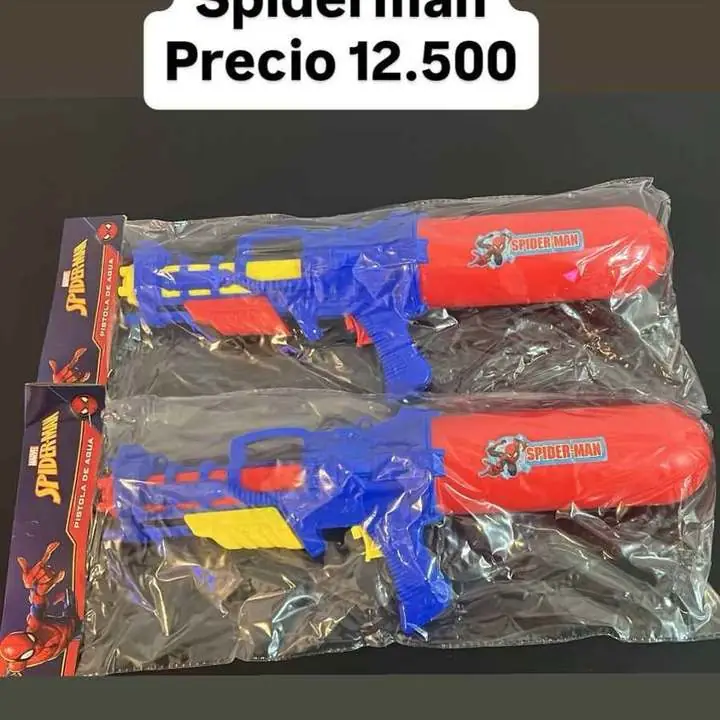 Pistola de agua spiderman