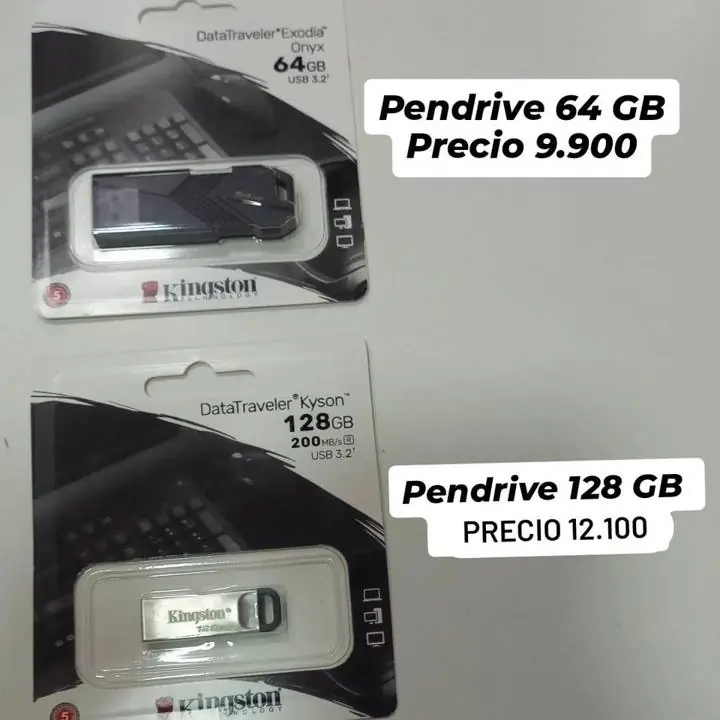 Pendrive 128 y 64