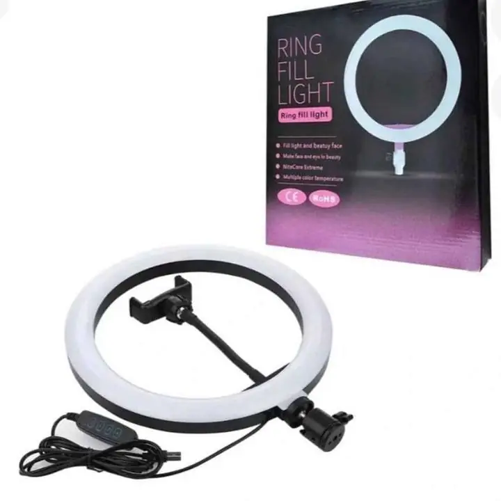 Aro de luz 10" + tripode