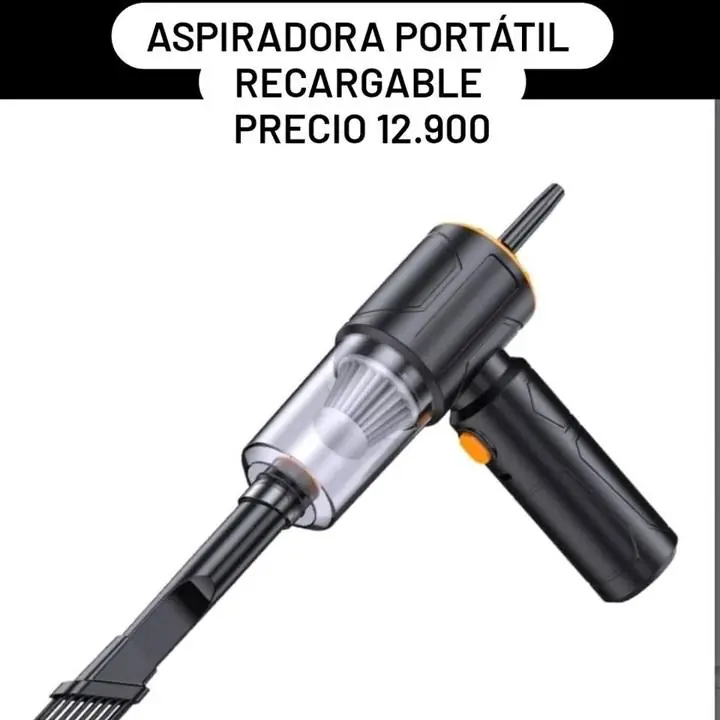 Aspiradora portátil recargable