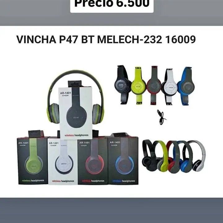 Auricular inalámbrico vincha a Bluetooth