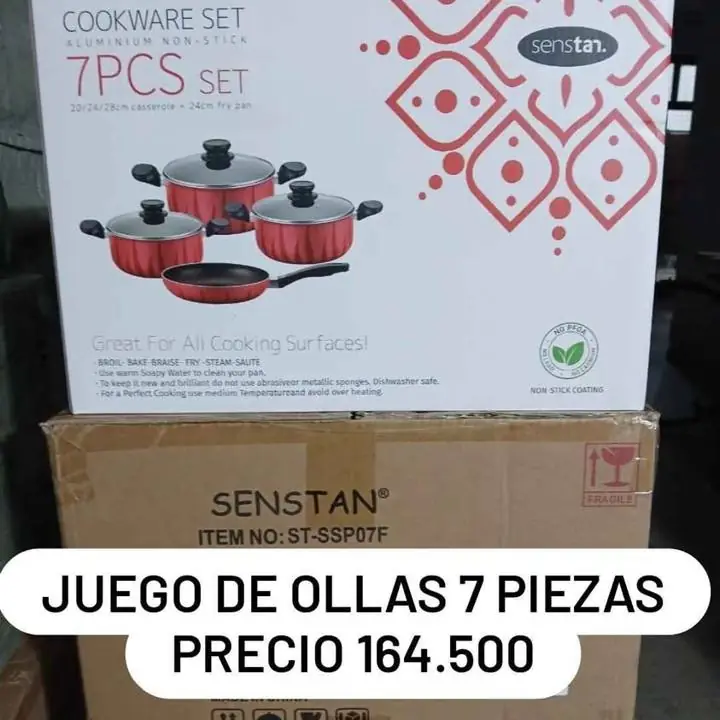 Juego de ollas 7 piezas