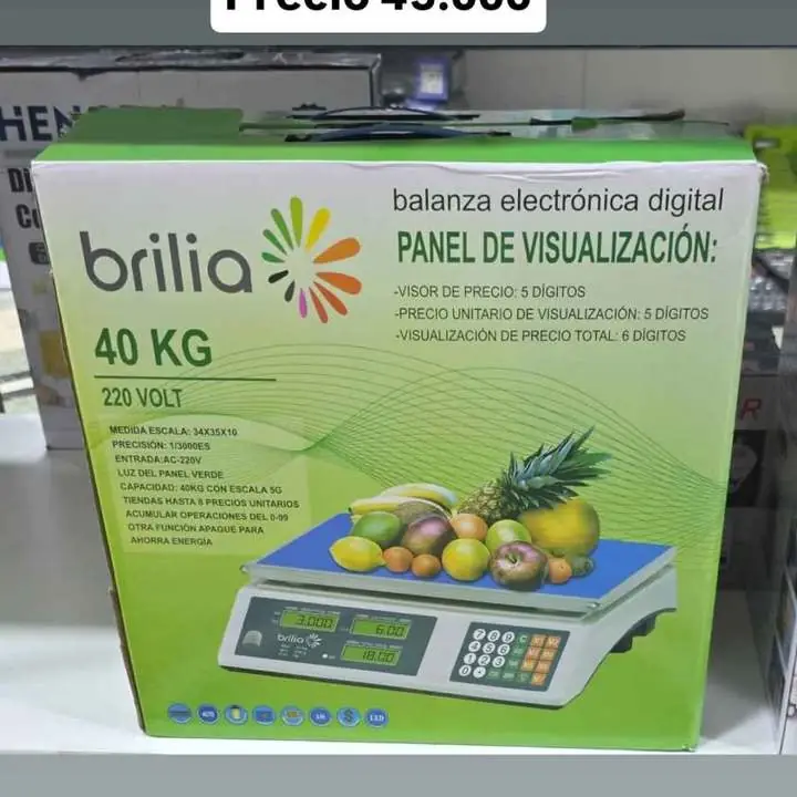 Balanza comercial de 40 kilos