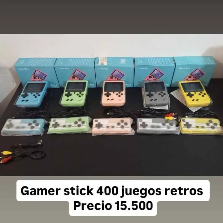 Gamer stick 400 juegos retros con control