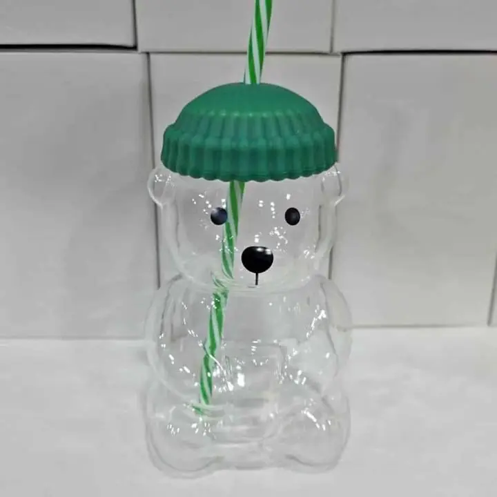 Vaso vidrio de oso