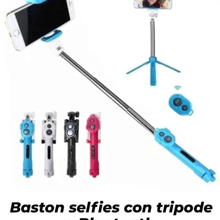 Baston selfie con tripode a Bluetooth