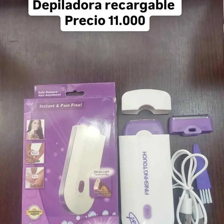 Depiladora recargable