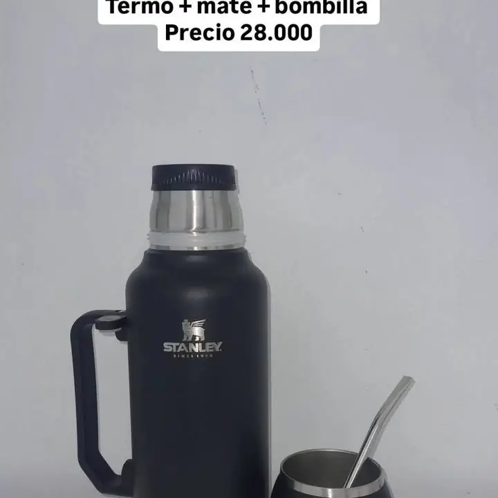 Termo + mate + bombilla