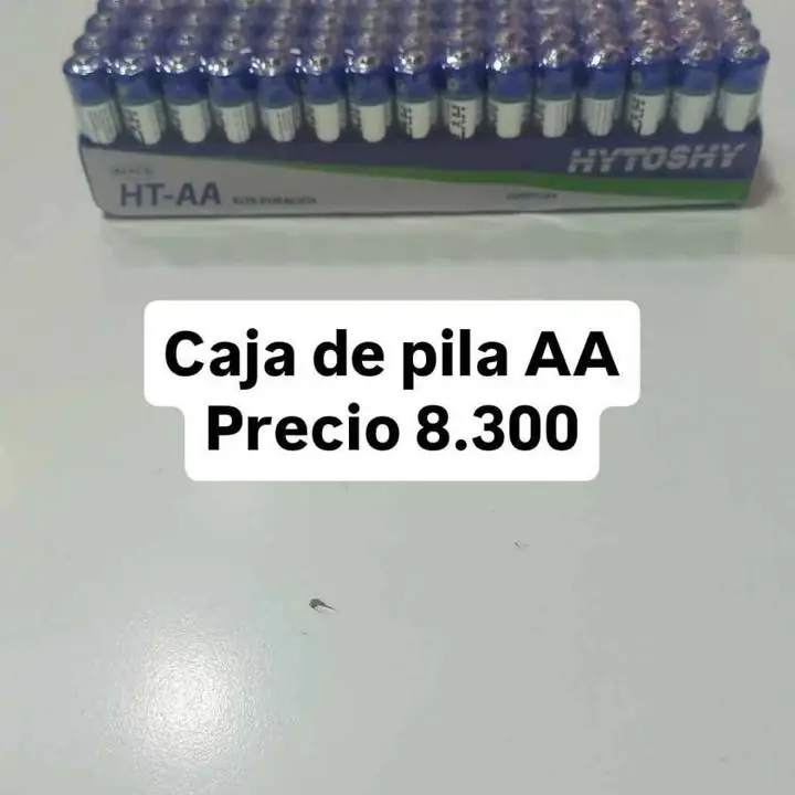 Pilas AA y AAA caja y pack por 4