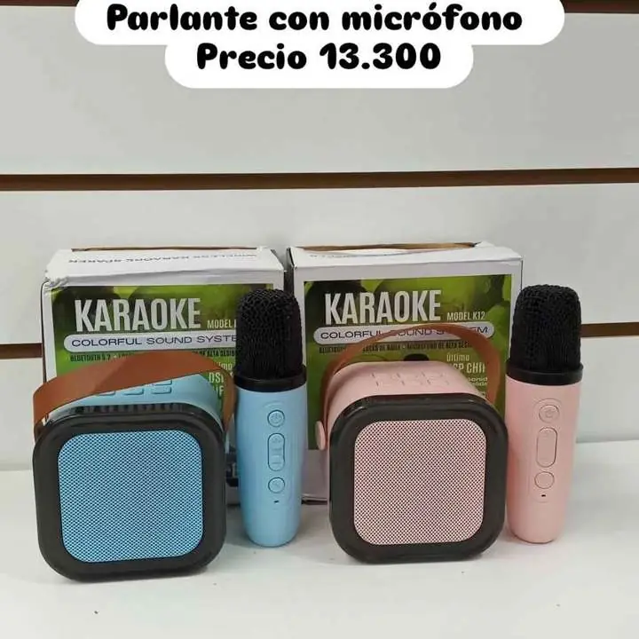 Parlante con micrófono