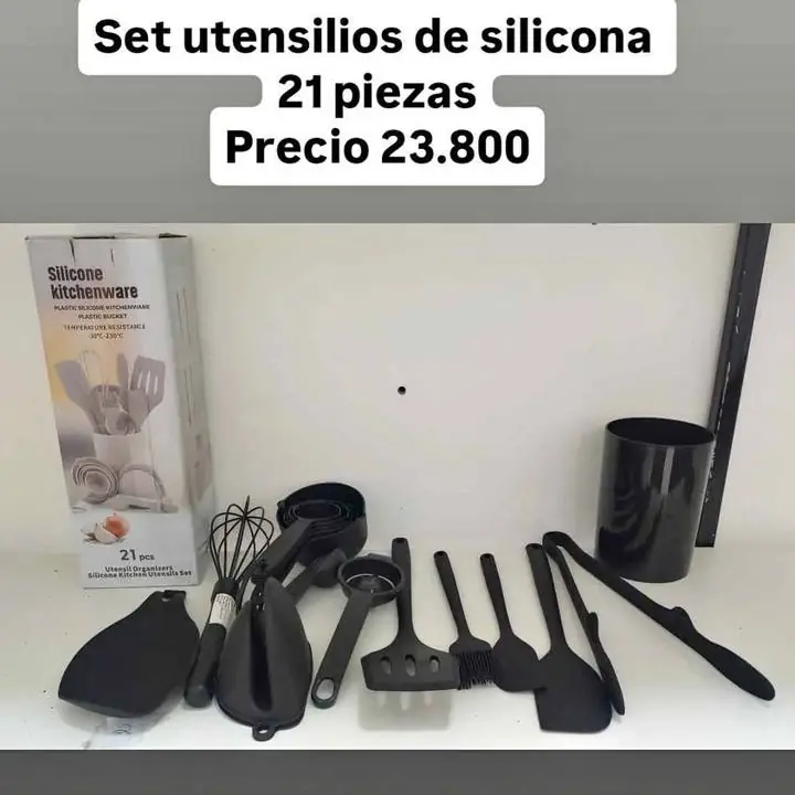 Set de cocina silicona 21 piezas