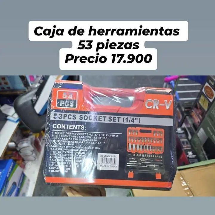 Caja de herramientas 53 piezas