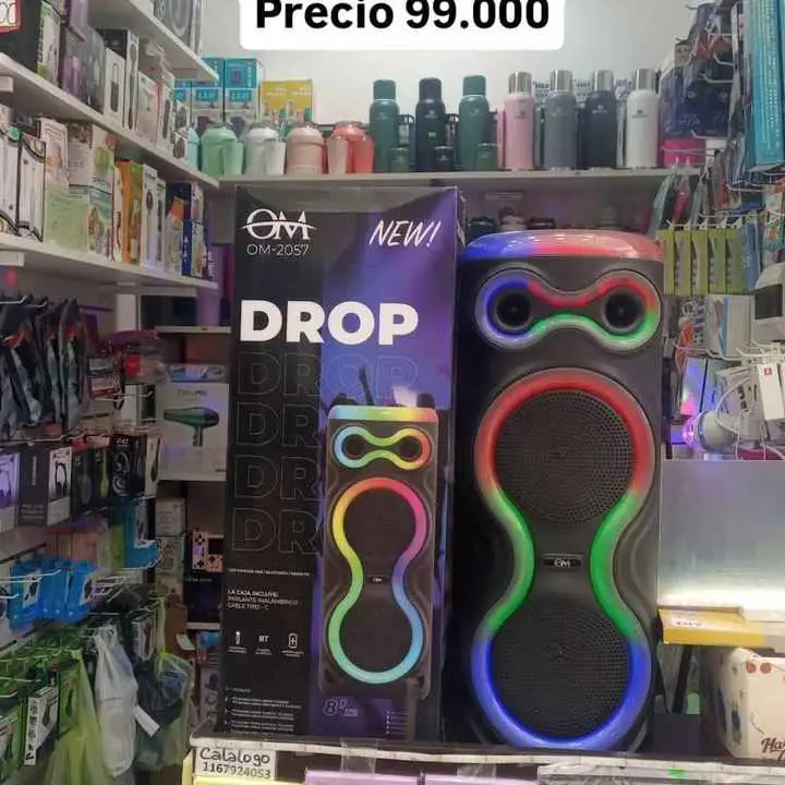 Parlante torre 8" X 2 con micrófono