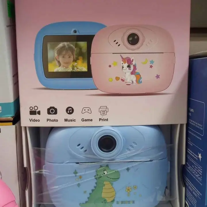 Camara que imprime color celeste