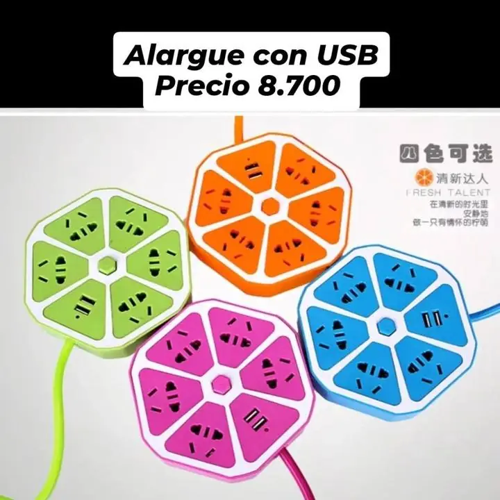 Alargue con USB