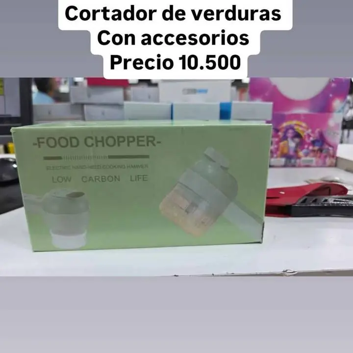 Cortador de verduras con accesorios