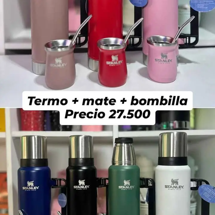 Termo + mate + bombilla