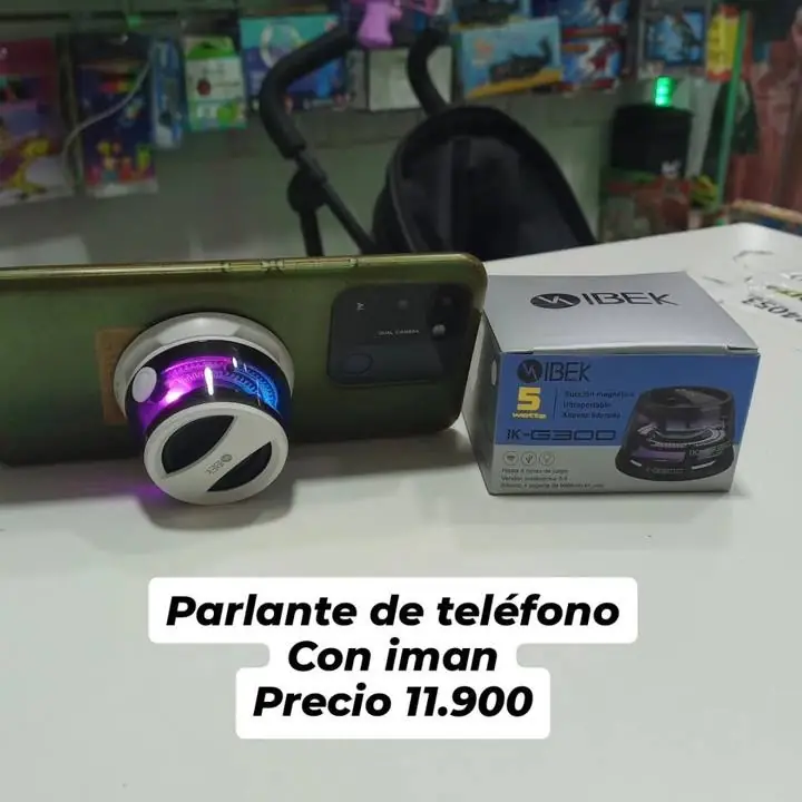 Parlante de teléfono con iman