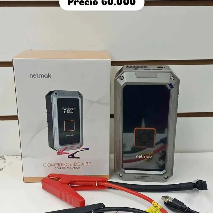 Compresor de aire + arrancador de bateria